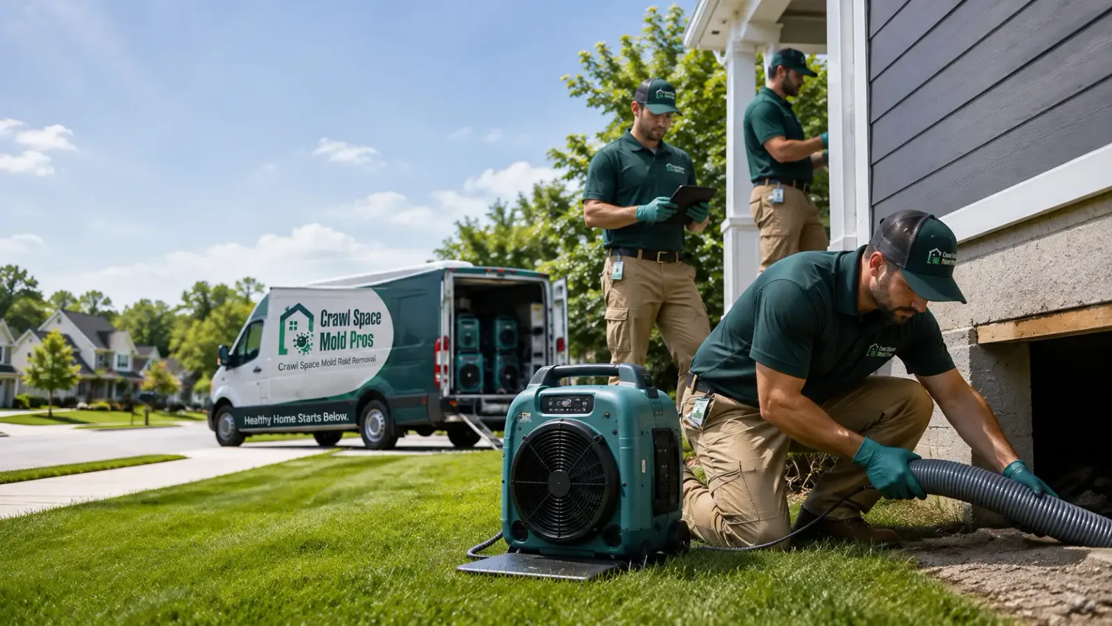 Crawl Space Mold Removal in Lawnside, NJ